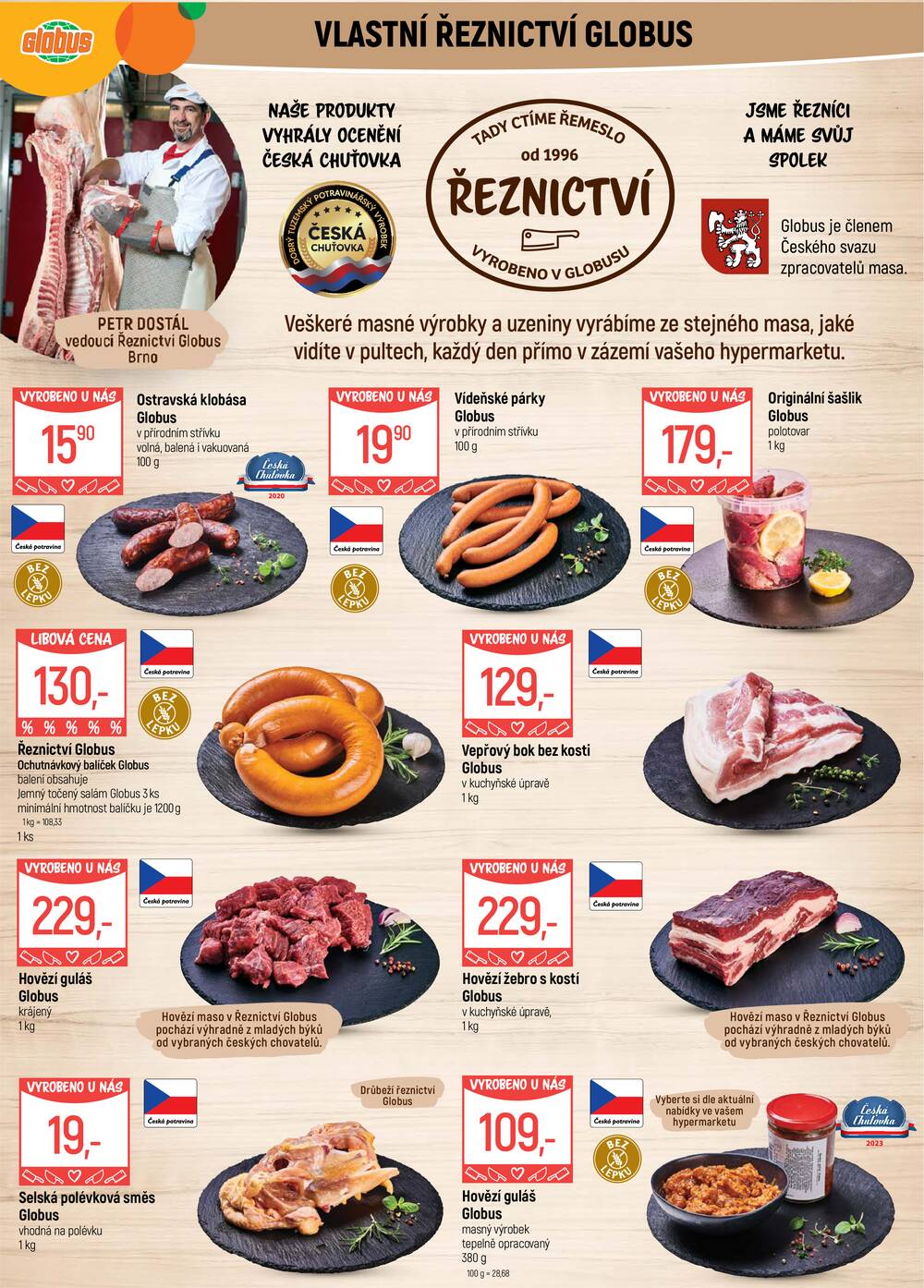 Akční leták Globus 3.6. - 9.6.2026 - Globus Brno Ivanovice