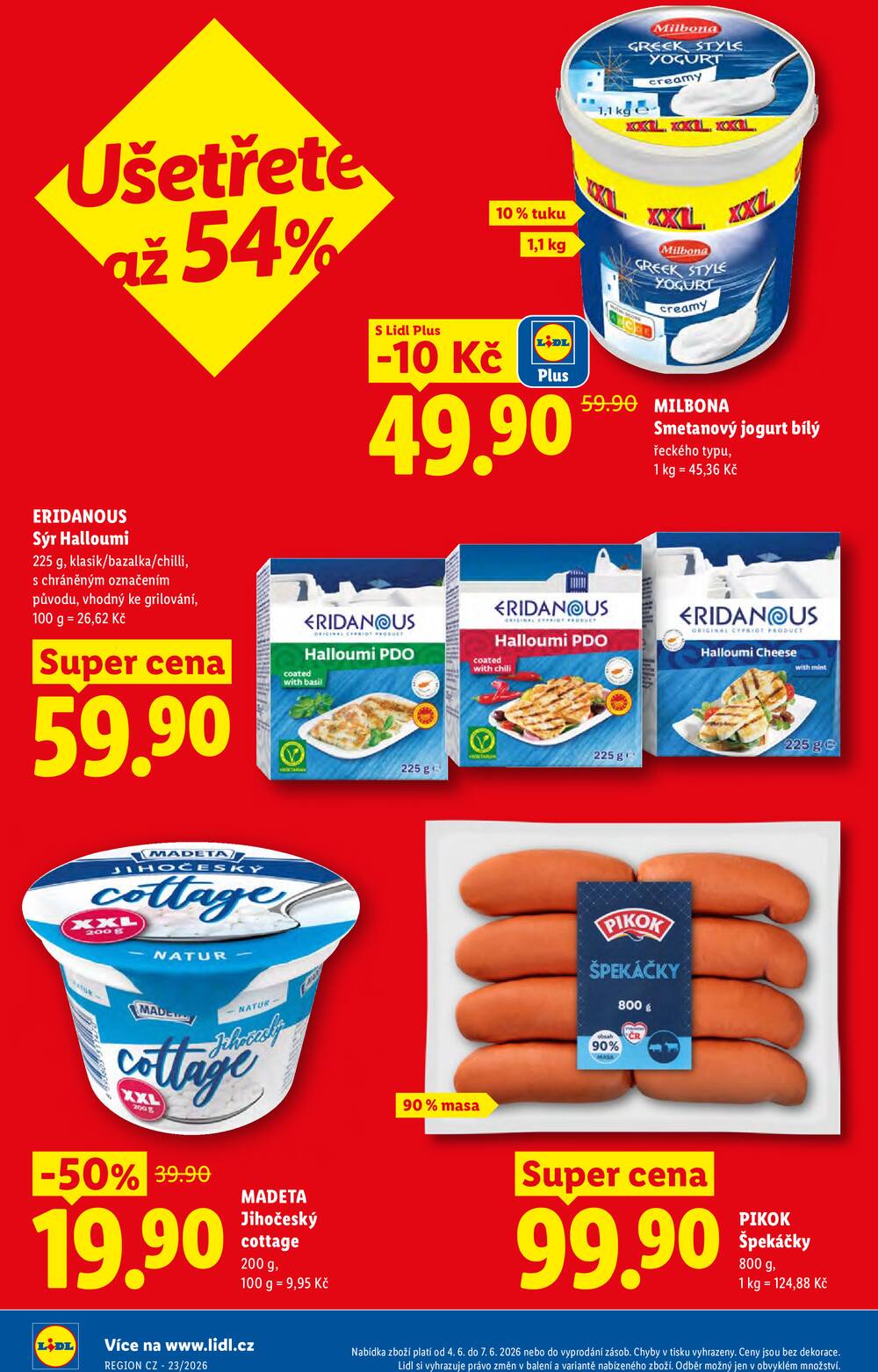 Leták Lidl - Lidl od 4.6. do 7.6.2026 - strana 2 Leták Lidl - Lidl od 4.6. do 7.6.2026 - strana 2