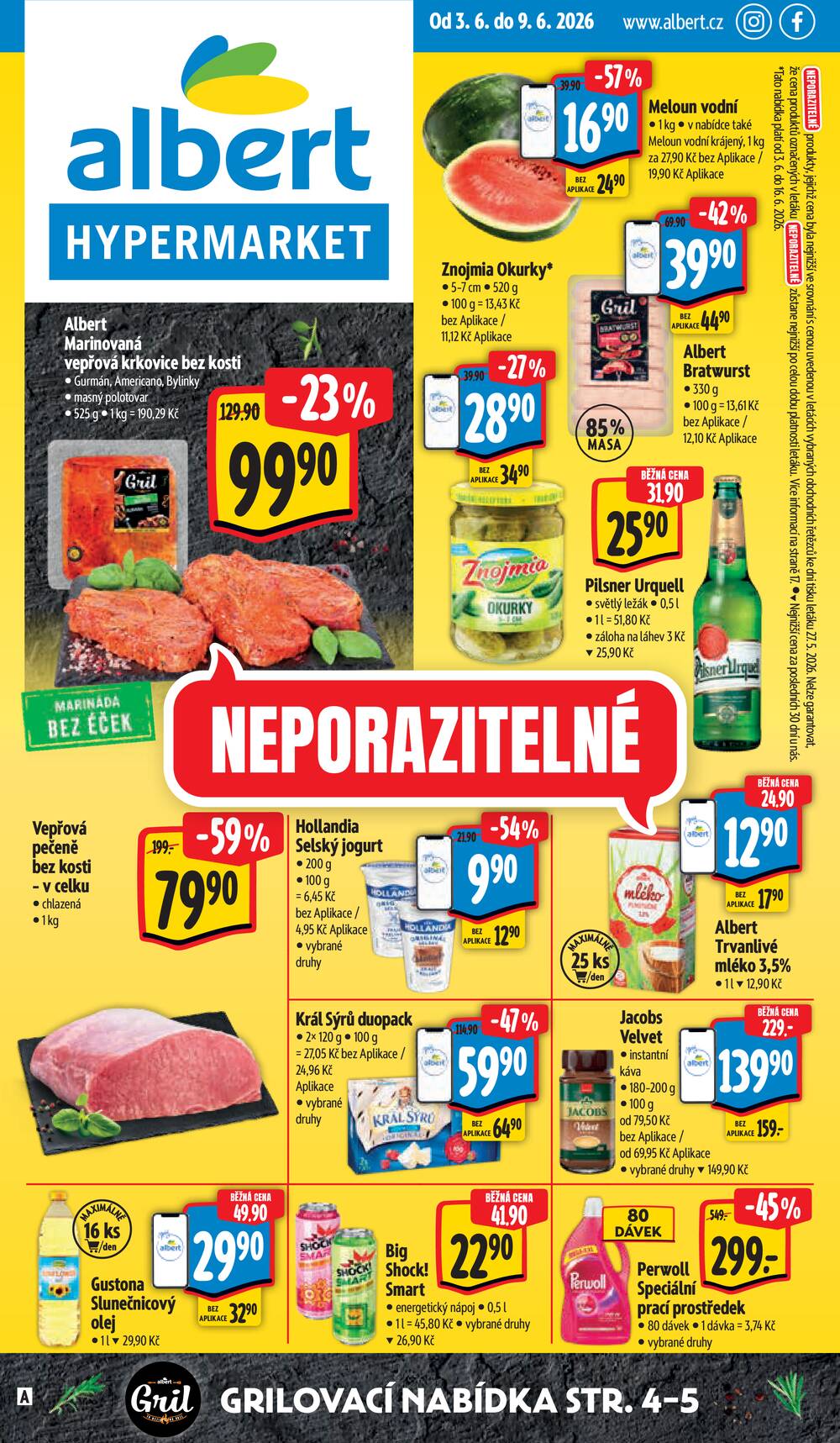 Albert  Hypermarket od 3.6. do 9.6.2026