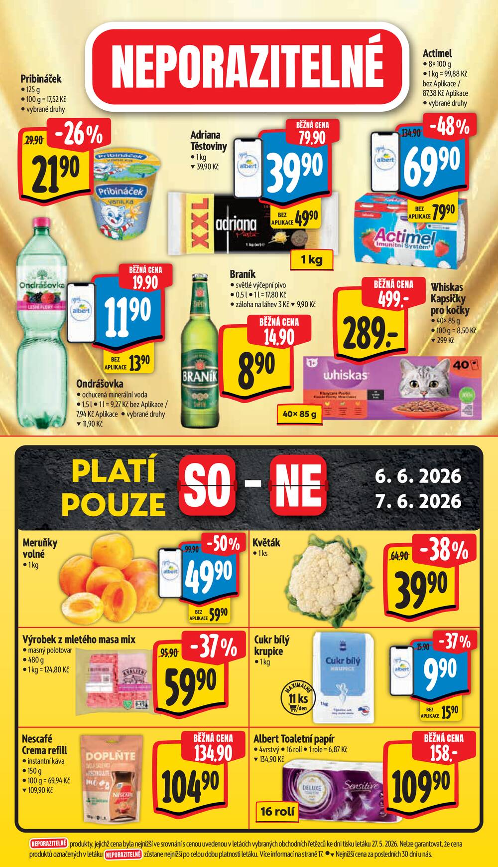 Albert  Hypermarket Jihomoravský od 3.6. do 9.6.2026