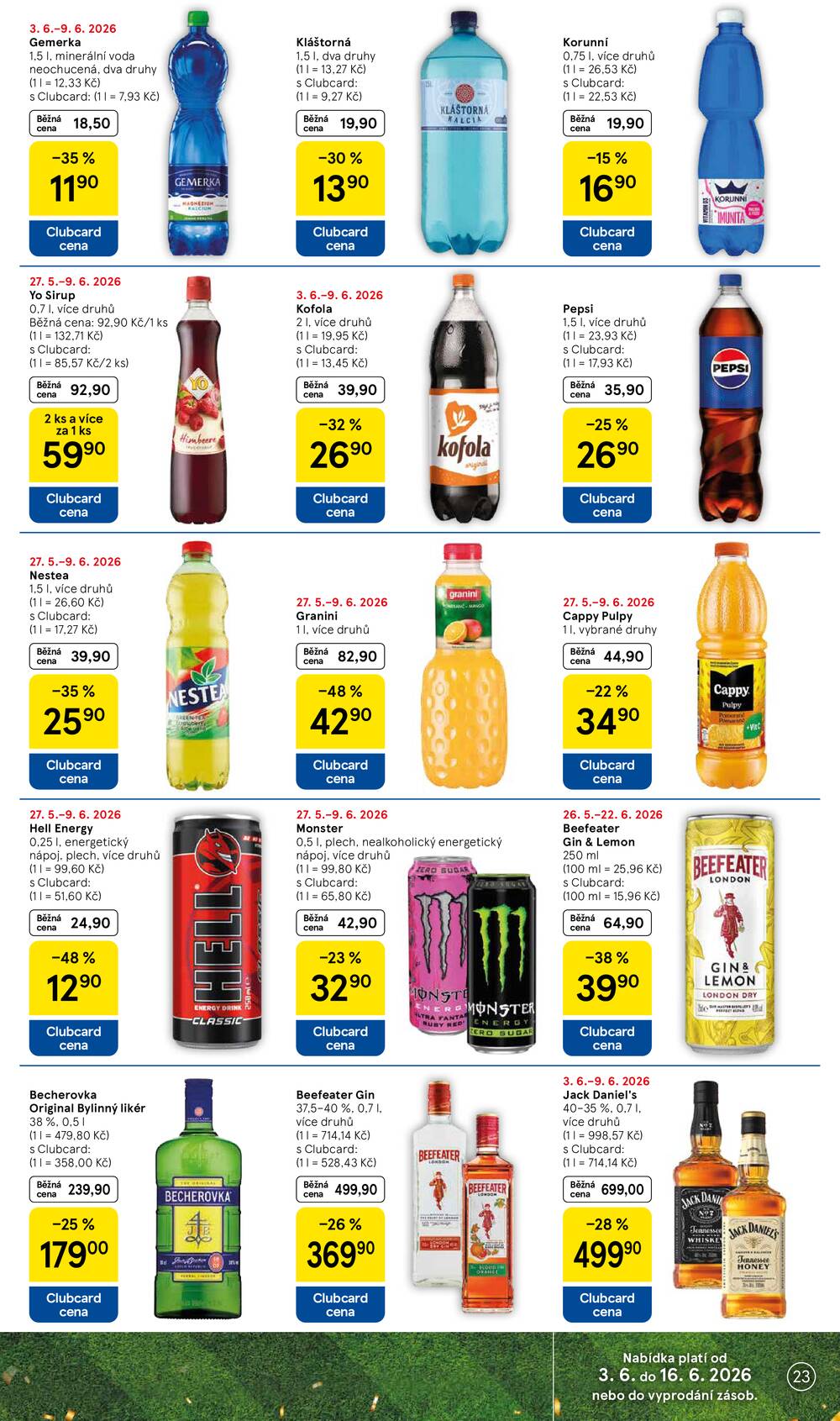 Tesco malé hypermarkety od 3.6. do 9.6.2026