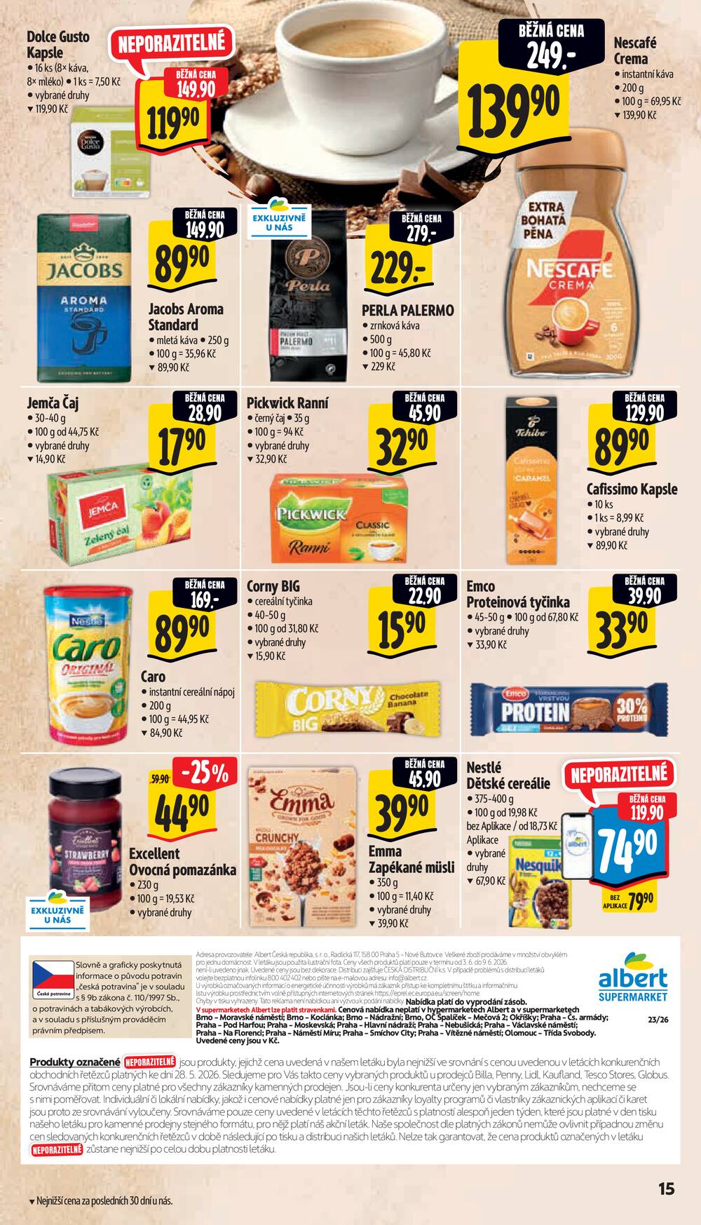Albert Supermarket od 3.6. do 9.6.2026