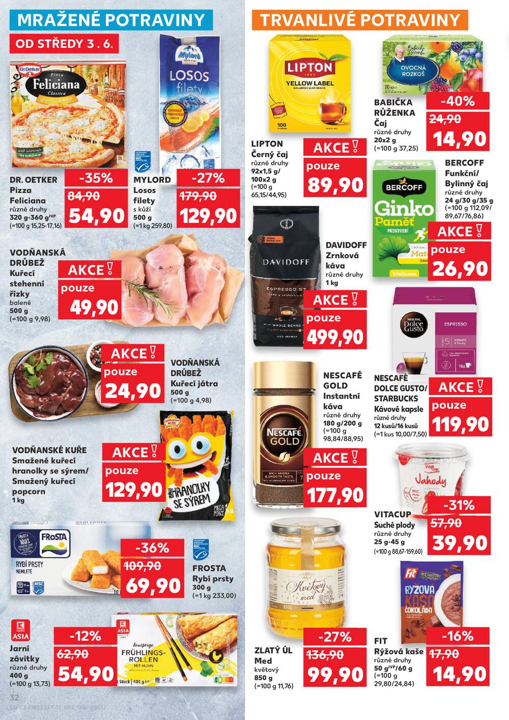 Leták Kaufland - Kaufland 3.6. - 9.6. - Kaufland - Praha - Horní Měcholupy - strana 32