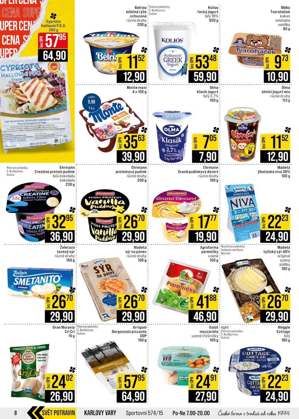 JIP Cash & Carry České Budějovice, Most, Náchod, Polička, Sušice a Svoboda nad Úpou od 3.6. do 9.6.2026