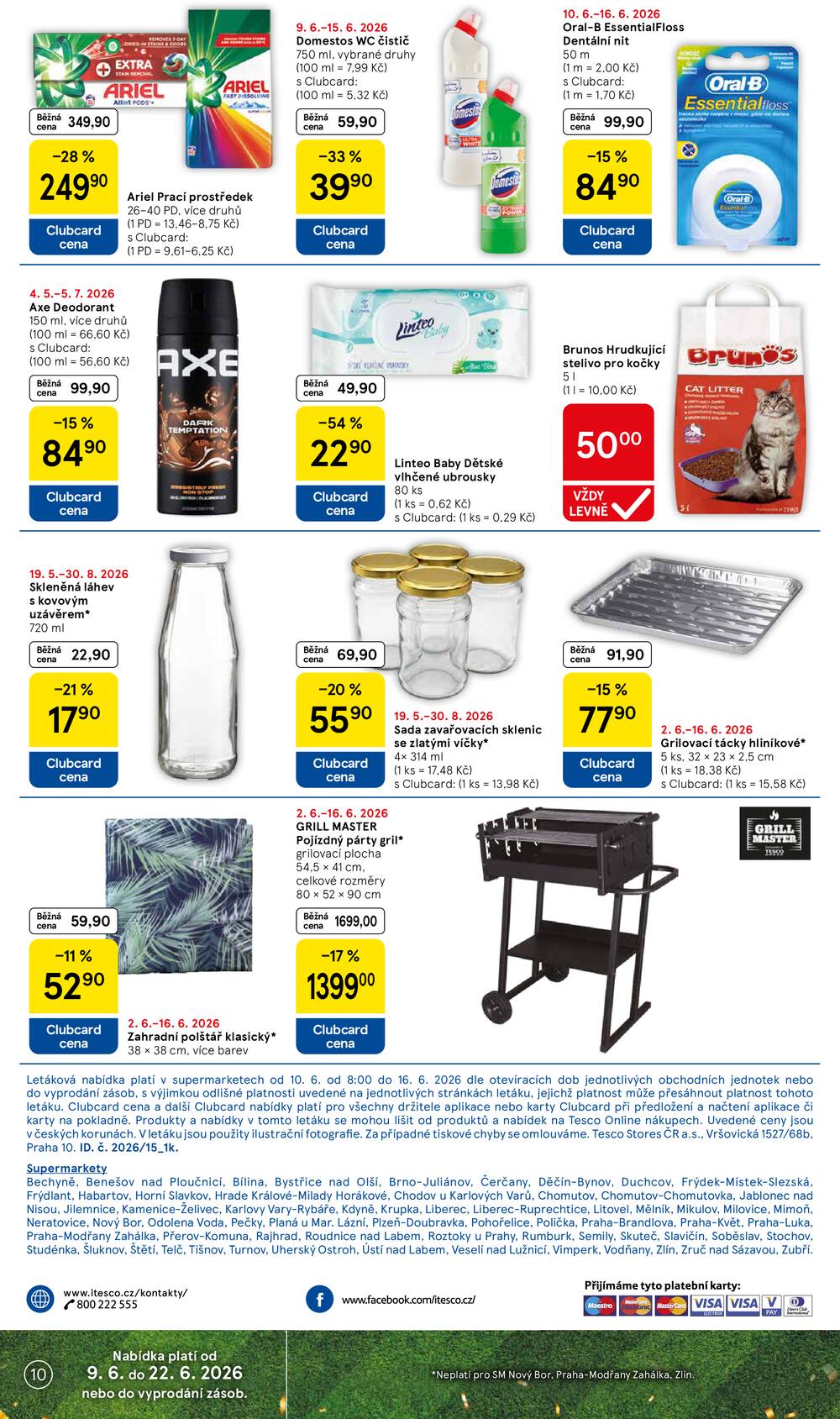 Tesco supermarkety od 10.6. do 16.6.2026
