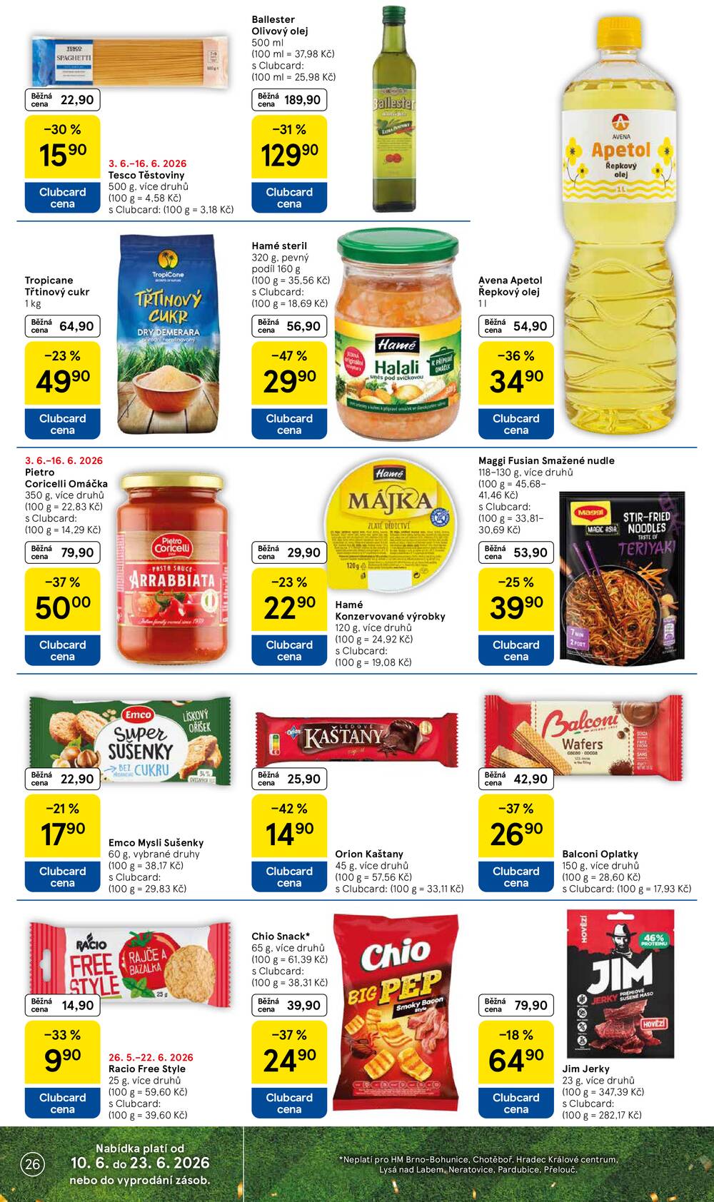 Tesco malé hypermarkety od 10.6. do 16.6.2026