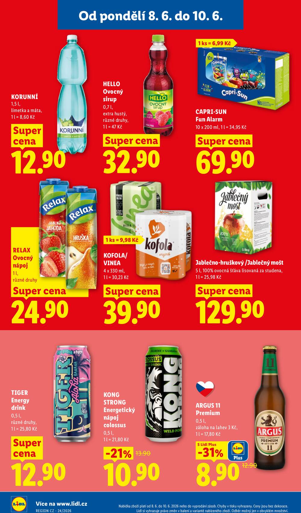 Lidl od 8.6. do 10.6.2026