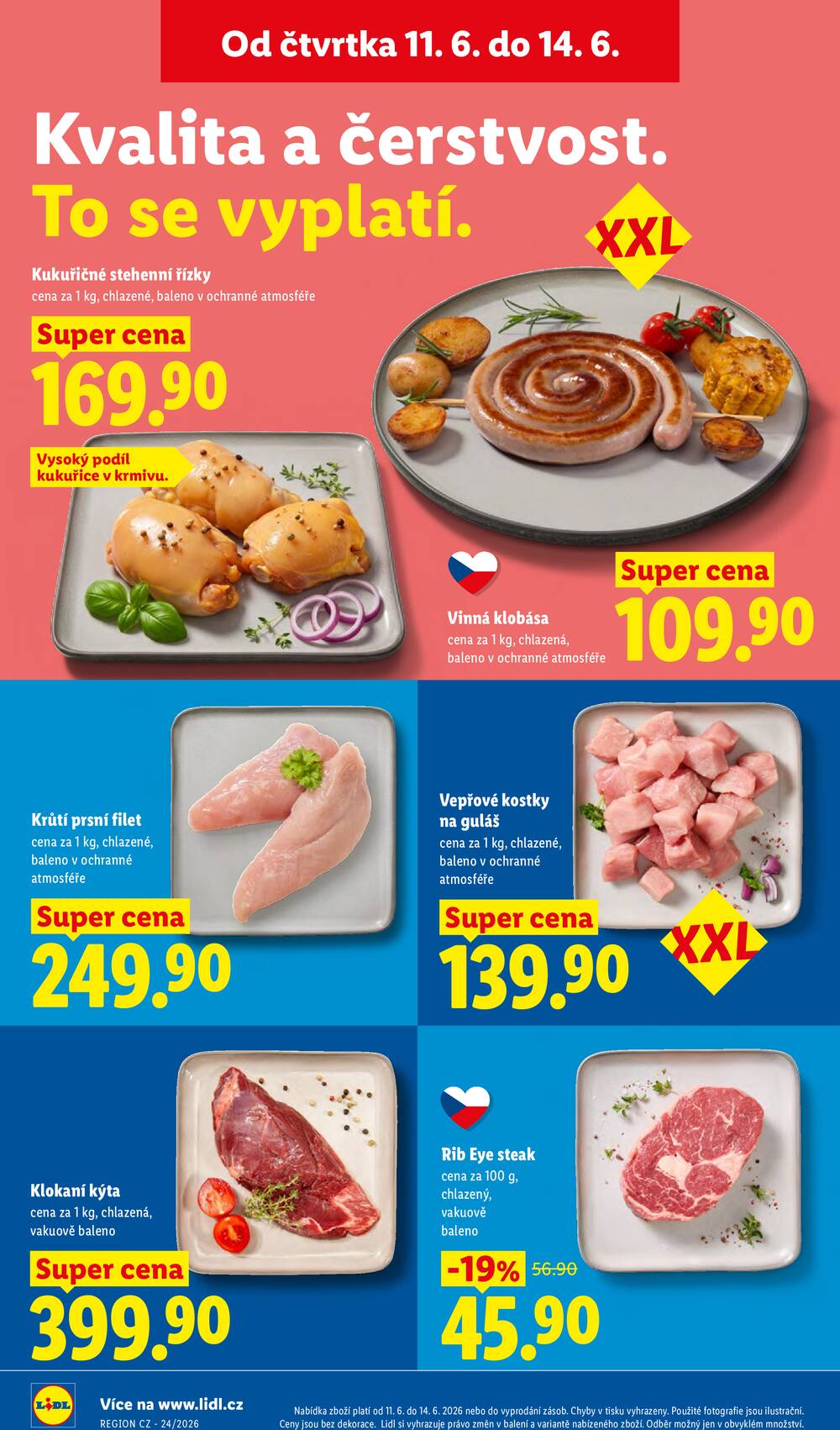 Lidl Čtvrtek od 11.6. do 14.6.2026