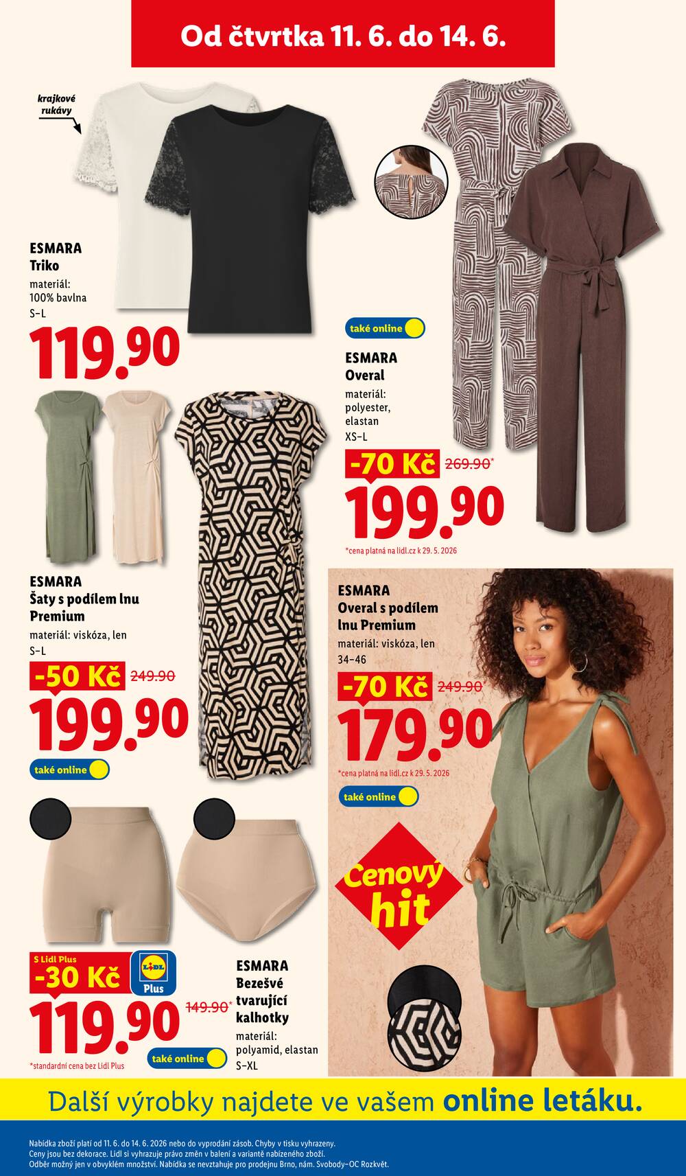 Lidl Čtvrtek od 11.6. do 14.6.2026