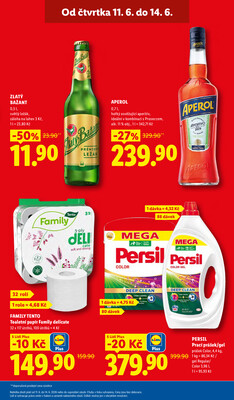 Lidl Čtvrtek od 11.6. do 14.6.2026