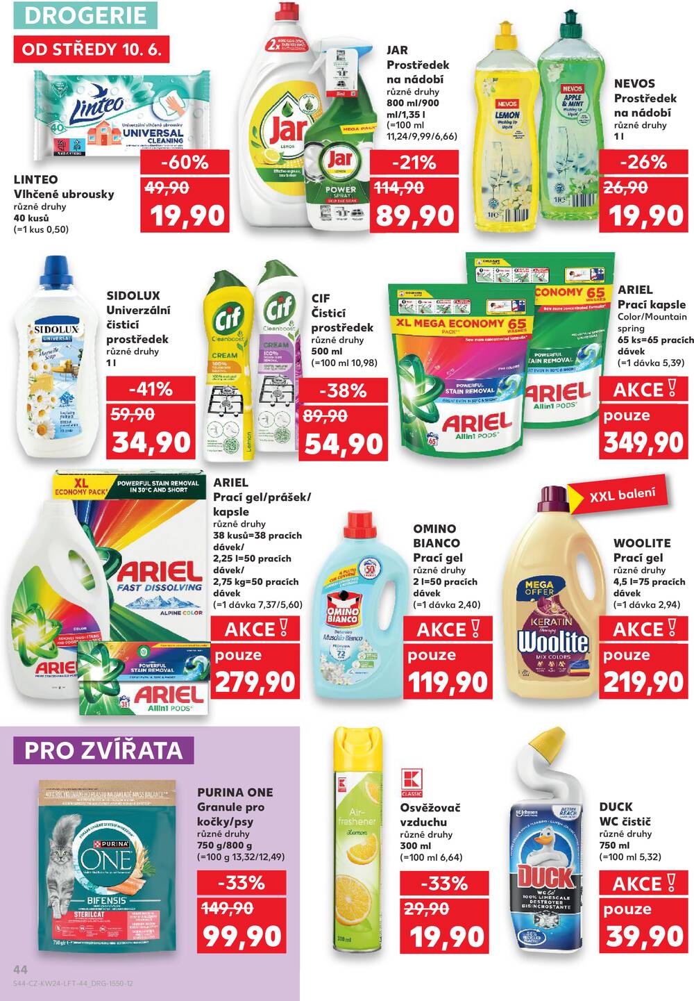 Leták Kaufland - Kaufland 10.6. - 16.6. - Kaufland - Velké Meziříčí - strana 44 Leták Kaufland - Kaufland 10.6. - 16.6. - Kaufland - Velké Meziříčí - strana 44