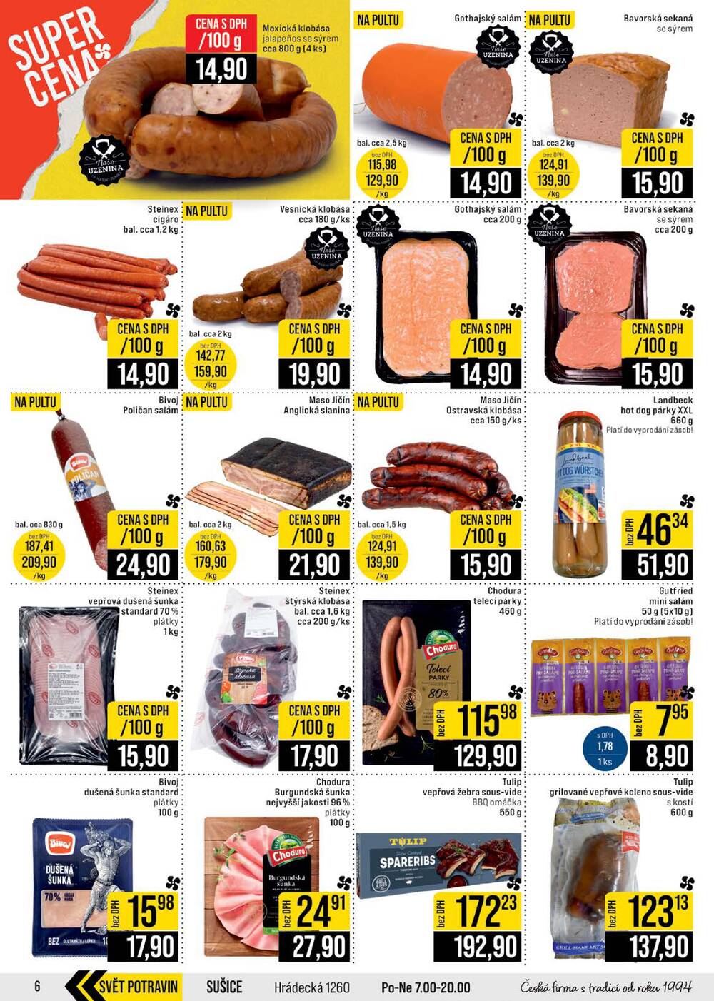 Leták JIP - JIP Cash & Carry Brno, Praha, Ostrava, Jilemnice, Pardubice, Ostrava, Karlovy Vary, Olomouc a Zlín od 10.6. do 16.6.2026 - strana 6 Leták JIP - JIP Cash & Carry Brno, Praha, Ostrava, Jilemnice, Pardubice, Ostrava, Karlovy Vary, Olomouc a Zlín od 10.6. do 16.6.2026 - strana 6
