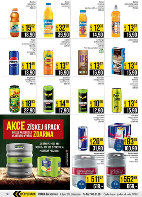 JIP Cash & Carry Brno, Praha, Ostrava, Jilemnice, Pardubice, Ostrava, Karlovy Vary, Olomouc a Zlín od 10.6. do 16.6.2026