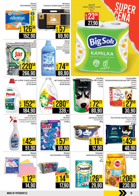 JIP Cash & Carry Brno, Praha, Ostrava, Jilemnice, Pardubice, Ostrava, Karlovy Vary, Olomouc a Zlín od 10.6. do 16.6.2026