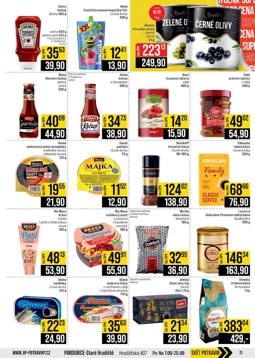 Leták JIP - JIP Cash & Carry České Budějovice, Most, Náchod, Polička, Sušice a Svoboda nad Úpou od 10.6. do 16.6.2026 - strana 11