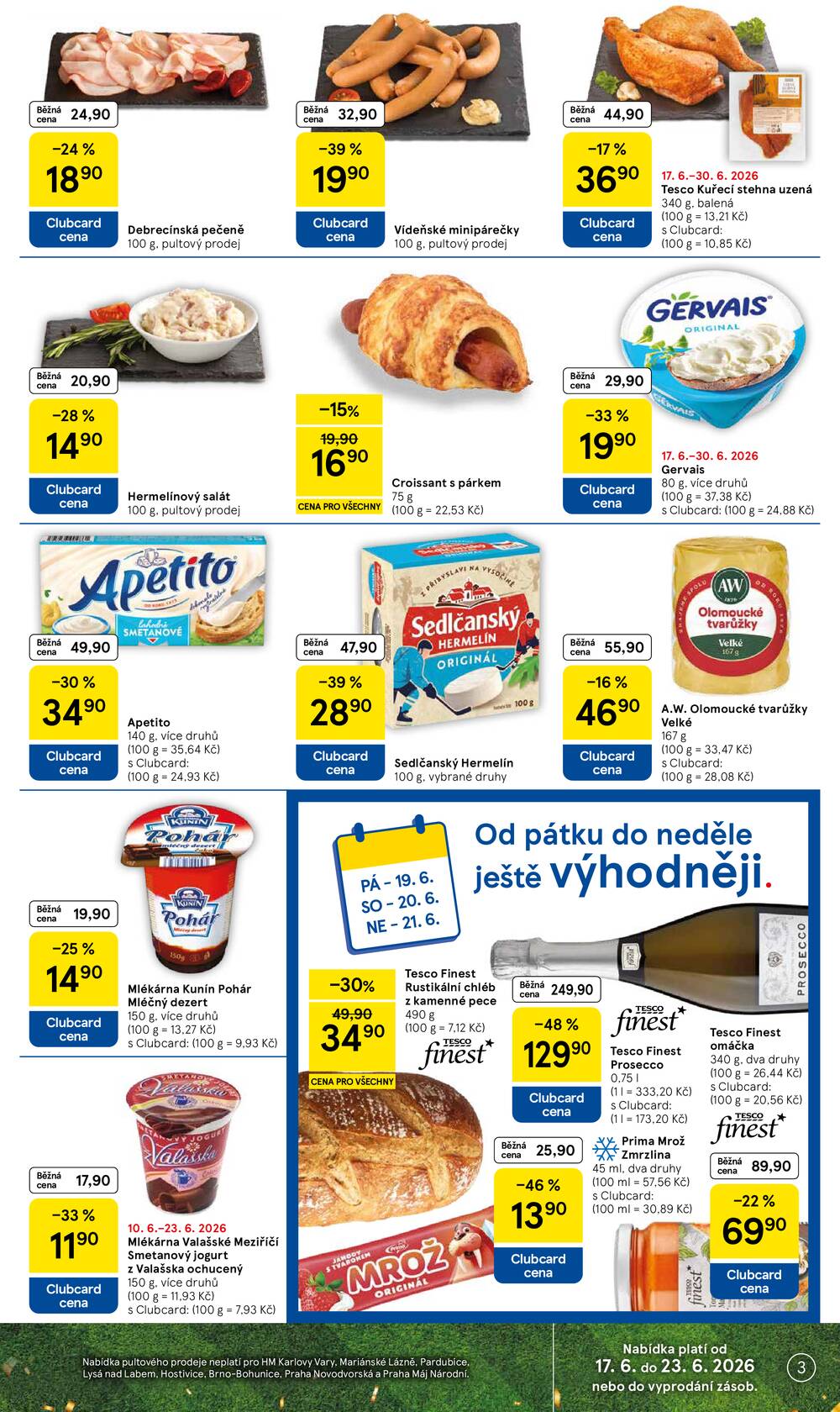 Tesco malé hypermarkety od 17.6. do 23.6.2026
