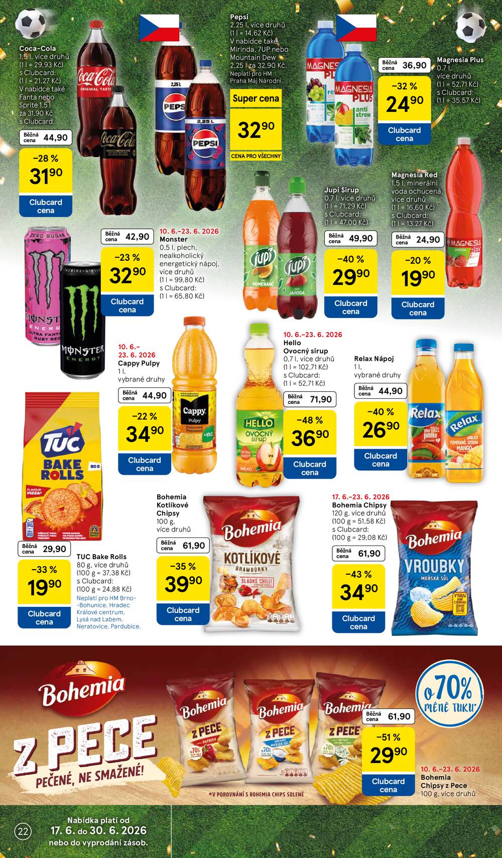 Tesco malé hypermarkety od 17.6. do 23.6.2026