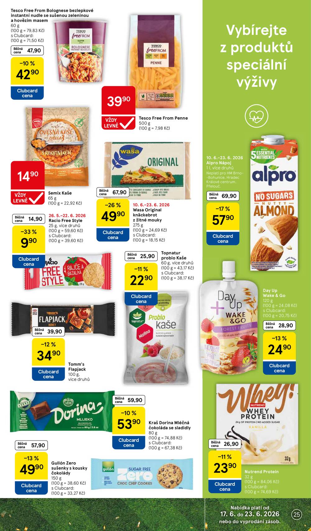 Tesco malé hypermarkety od 17.6. do 23.6.2026