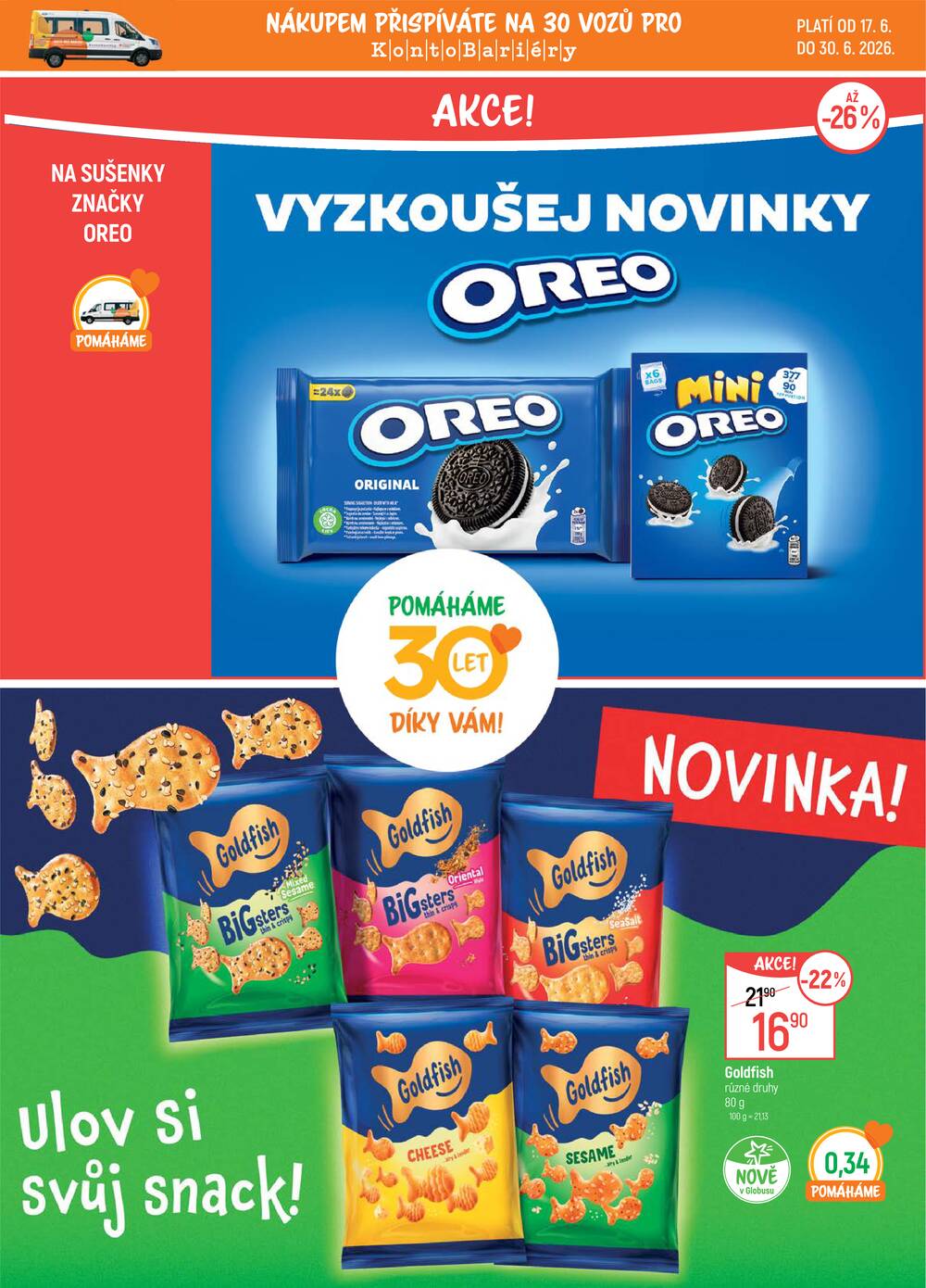 Akční leták Globus 17.6. - 30.6.2026 - Globus Opava