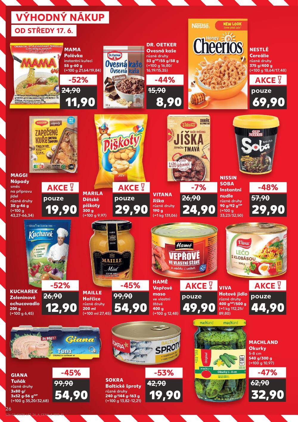 Leták Kaufland - Kaufland 17.6. - 23.6. - Kaufland - Děčín - strana 26