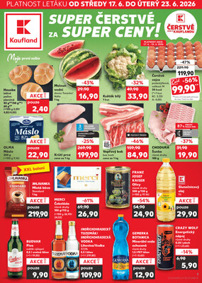 Leták Kaufland 17.6. - 23.6. - Kaufland - Frýdek Místek