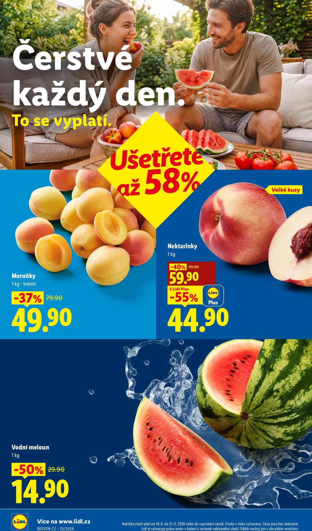Lidl Čtvrtek od 18.6. do 21.6.2026