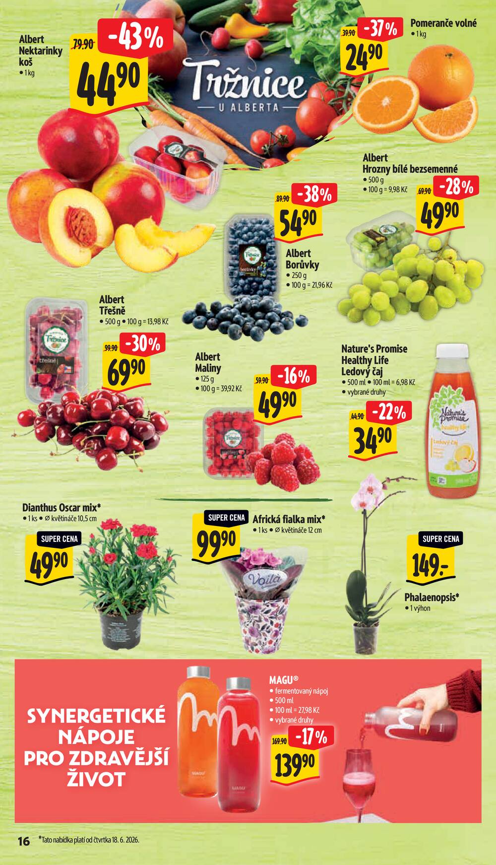 Leták Albert - Albert Supermarket od 17.6. do 23.6.2026 - strana 18 Leták Albert - Albert Supermarket od 17.6. do 23.6.2026 - strana 18