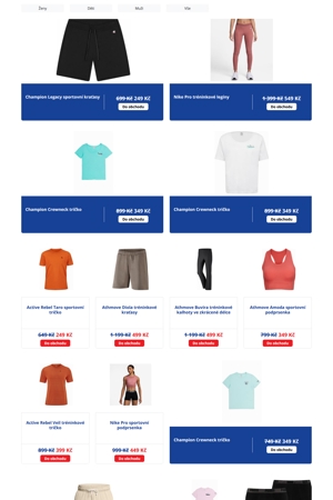 leták Intersport