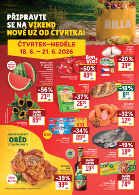 BILLA od 17.6. do 23.6.2026