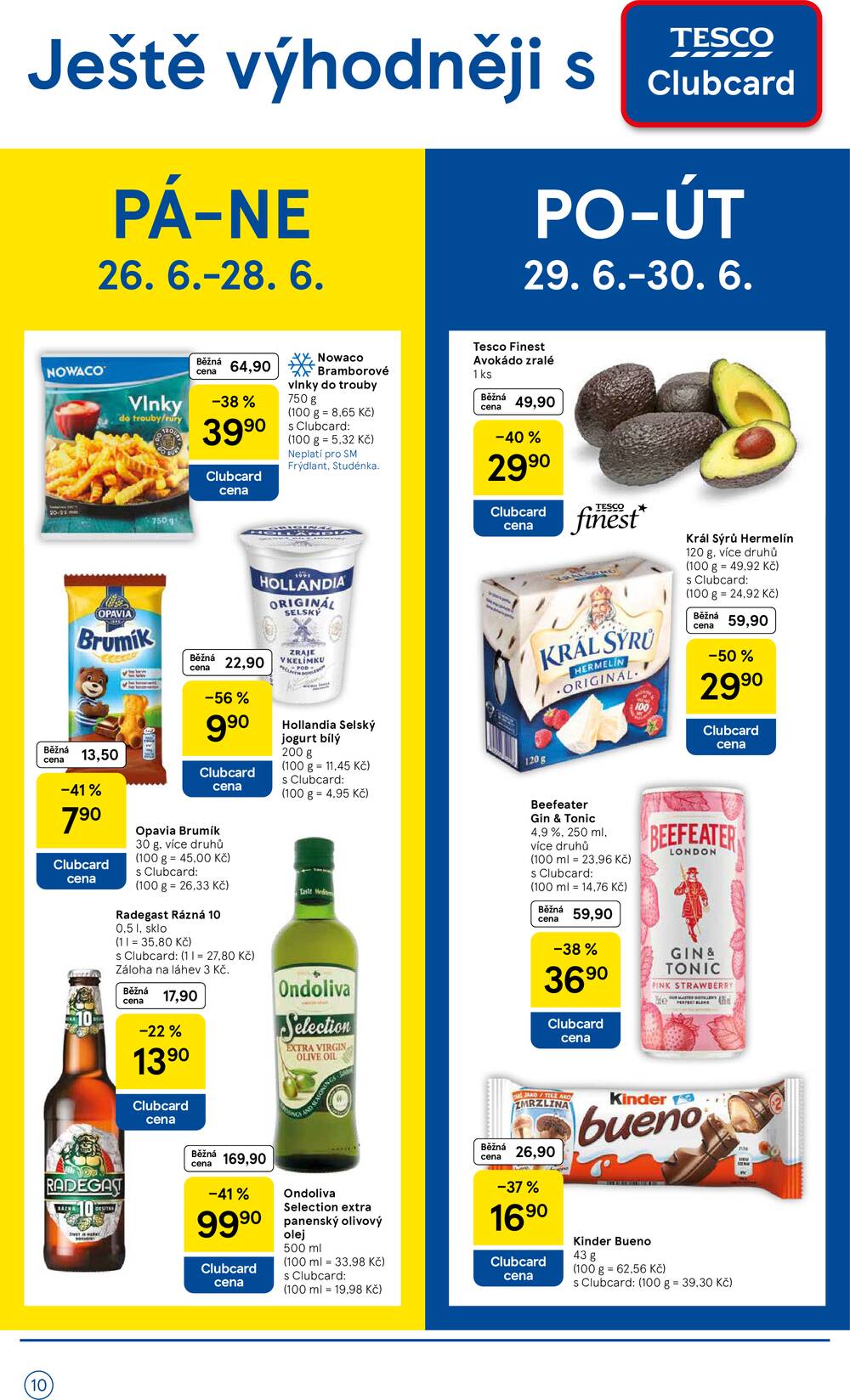 Tesco supermarkety od 24.6. do 30.6.2026