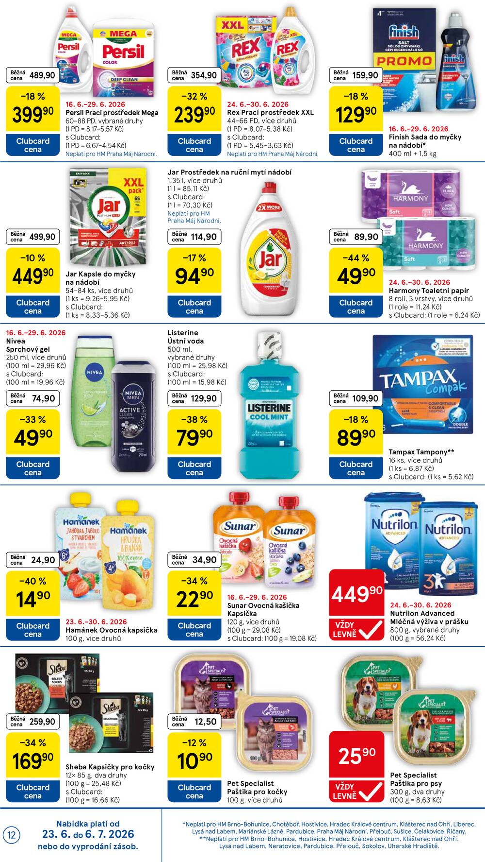 Tesco malé hypermarkety od 24.6. do 30.6.2026