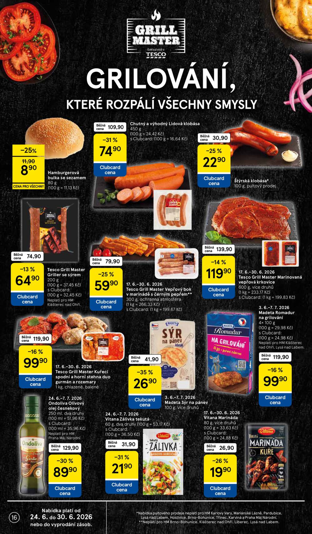 Tesco malé hypermarkety od 24.6. do 30.6.2026