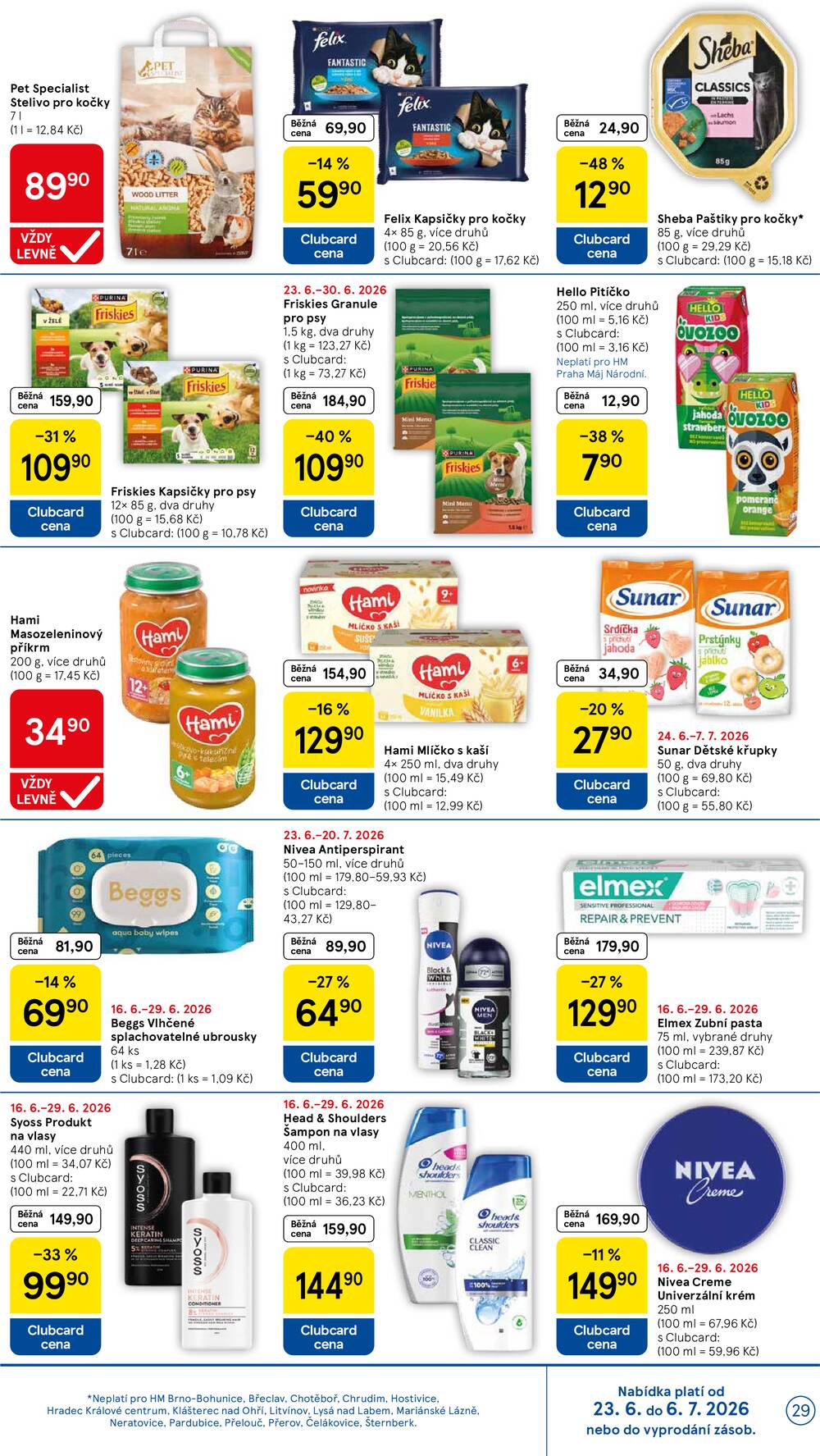 Tesco malé hypermarkety od 24.6. do 30.6.2026