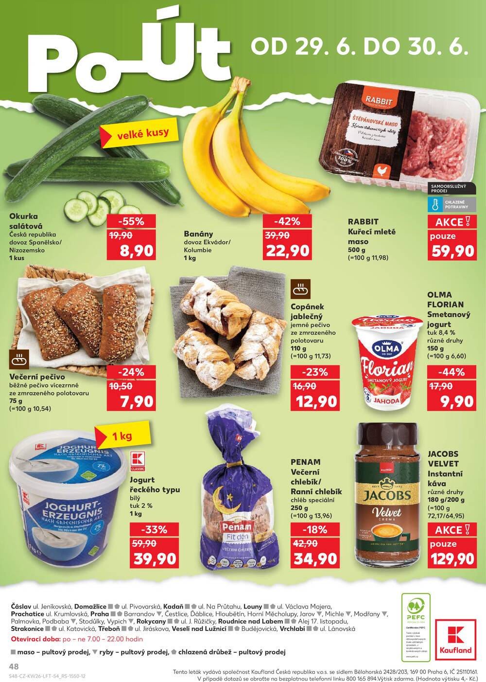 Leták Kaufland - Kaufland 24.6. - 30.6. - Kaufland - Třeboň - strana 48 Leták Kaufland - Kaufland 24.6. - 30.6. - Kaufland - Třeboň - strana 48