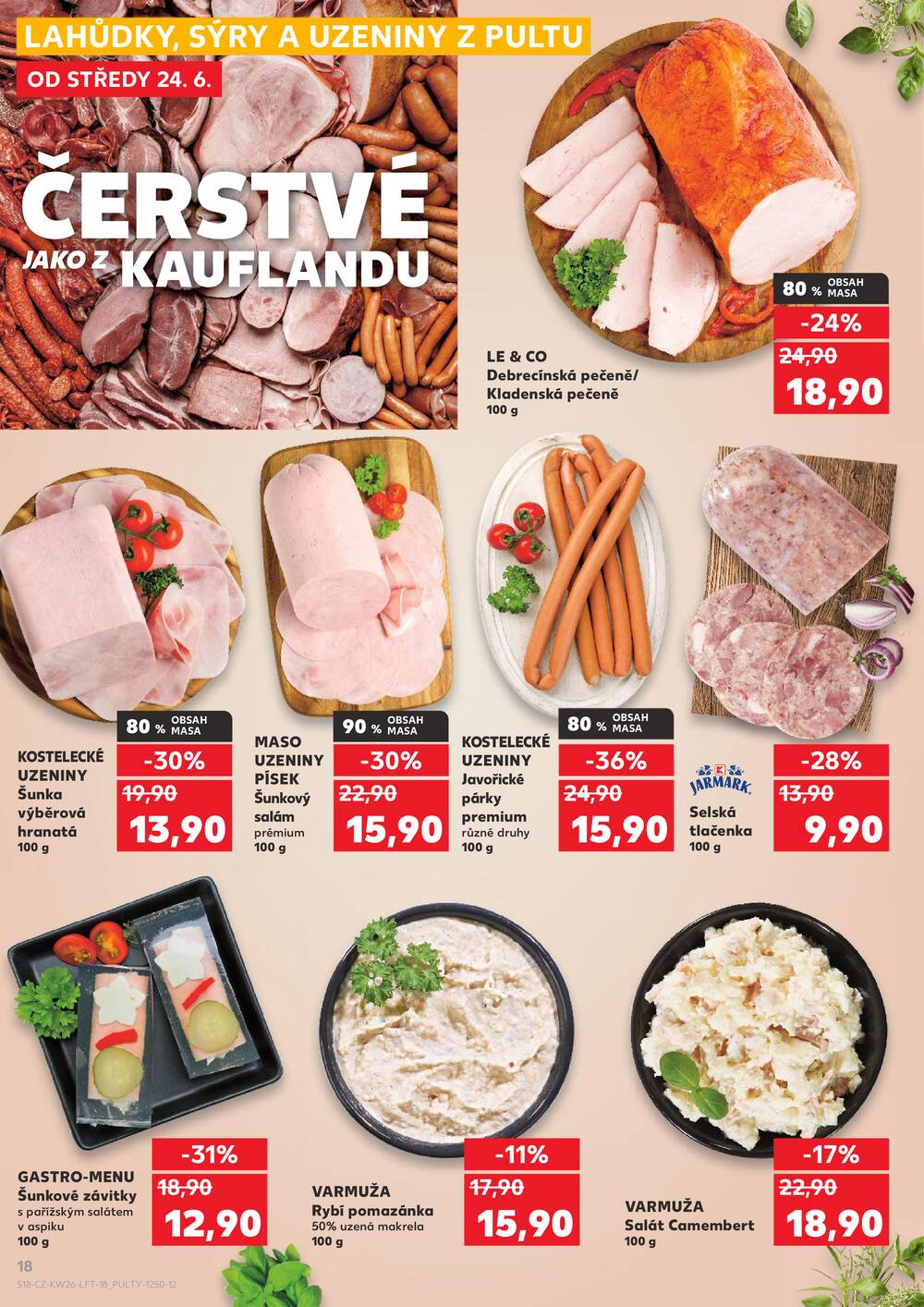 Leták Kaufland - Kaufland 24.6. - 30.6. - Kaufland - Strakonice - strana 18
