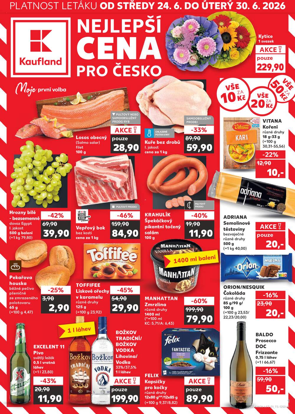 Leták Kaufland - Kaufland 24.6. - 30.6. - Kaufland - Beroun - strana 1