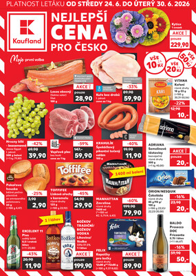 Leták Kaufland 24.6. - 30.6. - Kaufland - Ostrava - Poruba