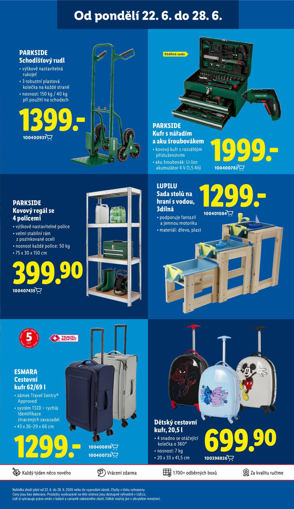Leták Lidl - Lidl Spotřební zboží 22.6. - 28.6. - strana 31 Leták Lidl - Lidl Spotřební zboží 22.6. - 28.6. - strana 31