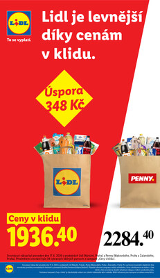 Lidl Čtvrtek od 25.6. do 28.6.2026