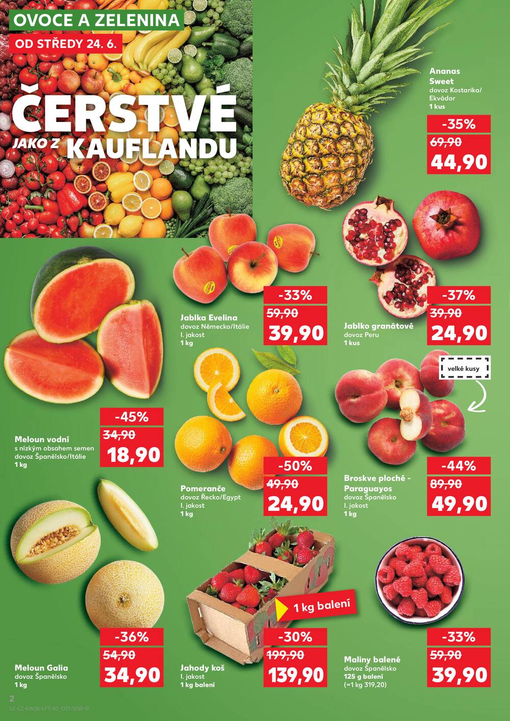 Kaufland 24.6. - 30.6. - Kaufland - Plzeň - Košutka