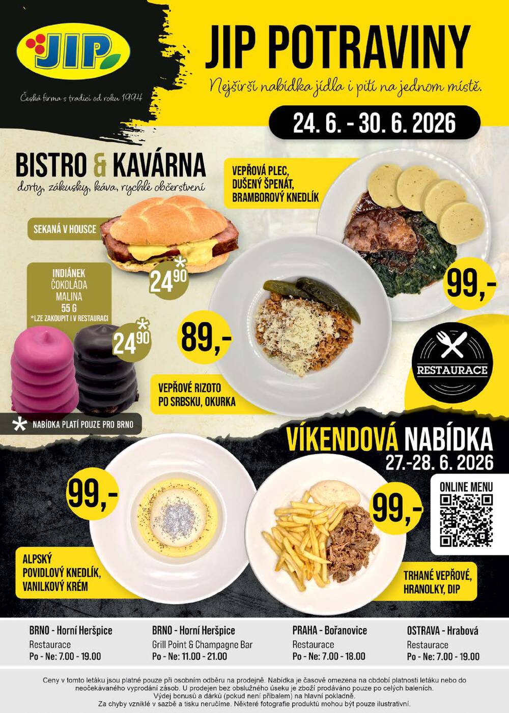 Leták JIP - JIP Cash & Carry České Budějovice, Most, Náchod, Polička, Sušice a Svoboda nad Úpou od 24.6. do 30.6.2026 - strana 20