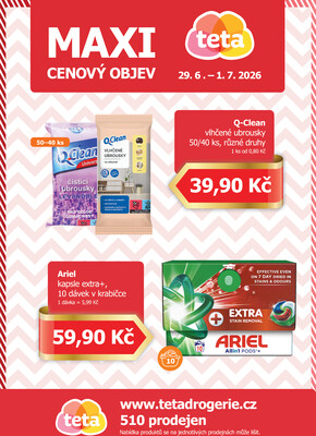 leták Teta drogerie