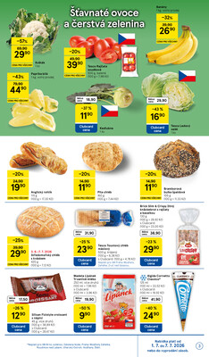 Tesco supermarkety od 1.7. do 7.7.2026