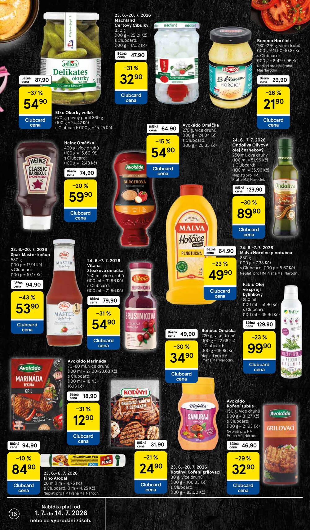 Tesco malé hypermarkety od 1.7. do 7.7.2026