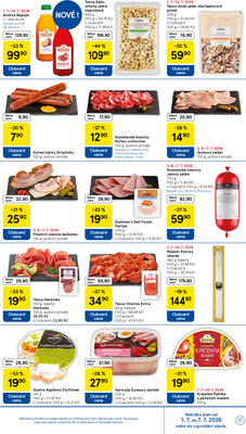 Tesco malé hypermarkety od 1.7. do 7.7.2026