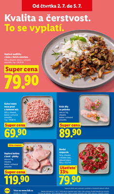 Lidl Čtvrtek od 2.7. do 5.7.2026