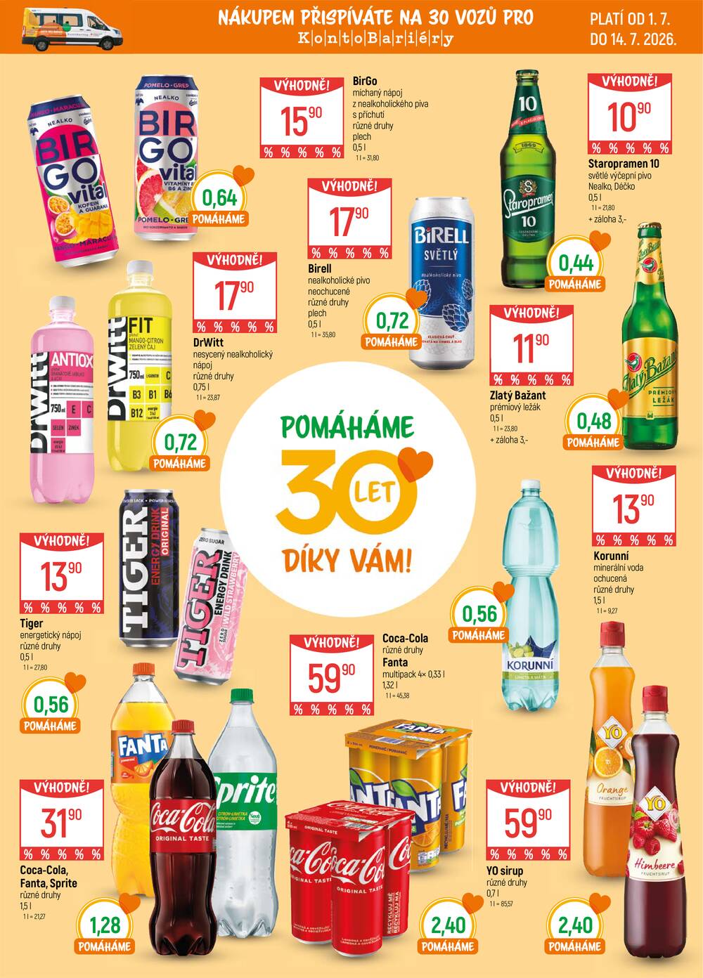 Akční leták Globus 1.7. - 14.7.2026 - Globus Opava
