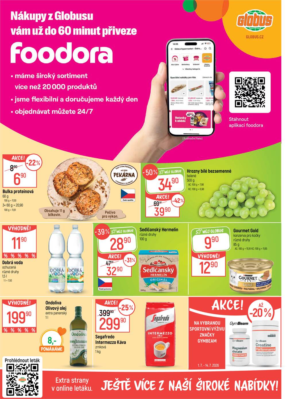 Leták Globus - Akční leták Globus 1.7. - 7.7.2026 - Globus Pardubice - strana 2 Leták Globus - Akční leták Globus 1.7. - 7.7.2026 - Globus Pardubice - strana 2