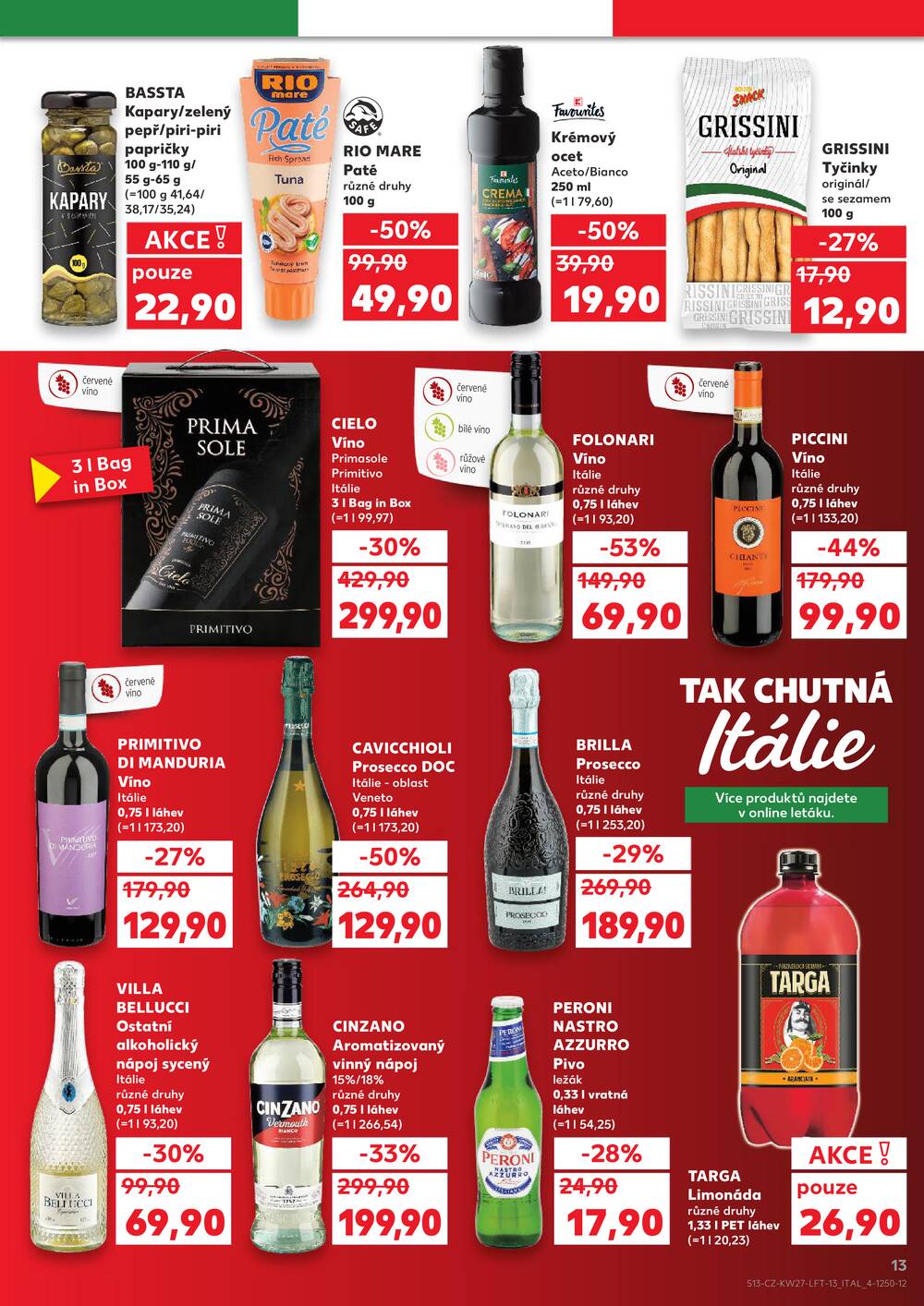 Leták Kaufland - Kaufland 1.7. - 7.7. - Kaufland - Tábor - strana 13