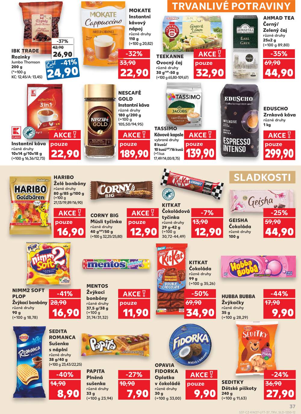 Leták Kaufland - Kaufland 1.7. - 7.7. - Kaufland - Klatovy - strana 37